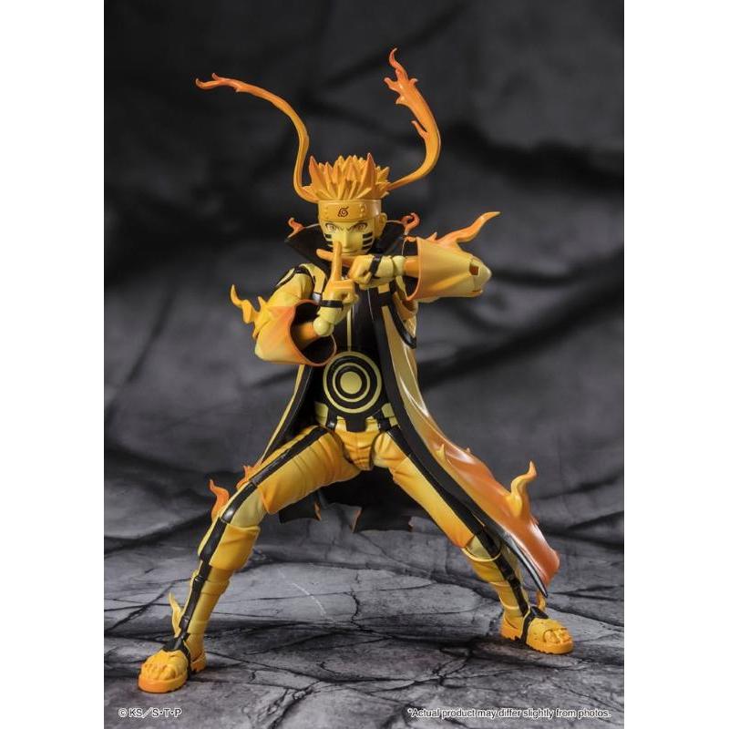 Naruto S.H. Figuarts Uzumaki Kurama Link Mode Courageous Strength That Binds Bandai