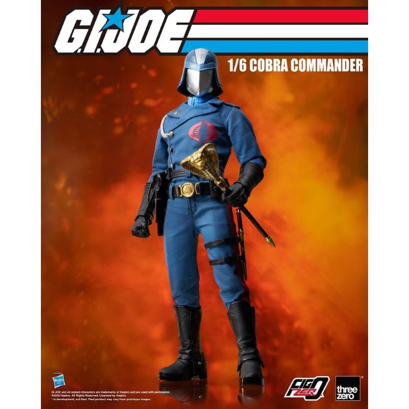 G.I. Joe FigZero Action Figure 1/6 Cobra Commander Threezero
