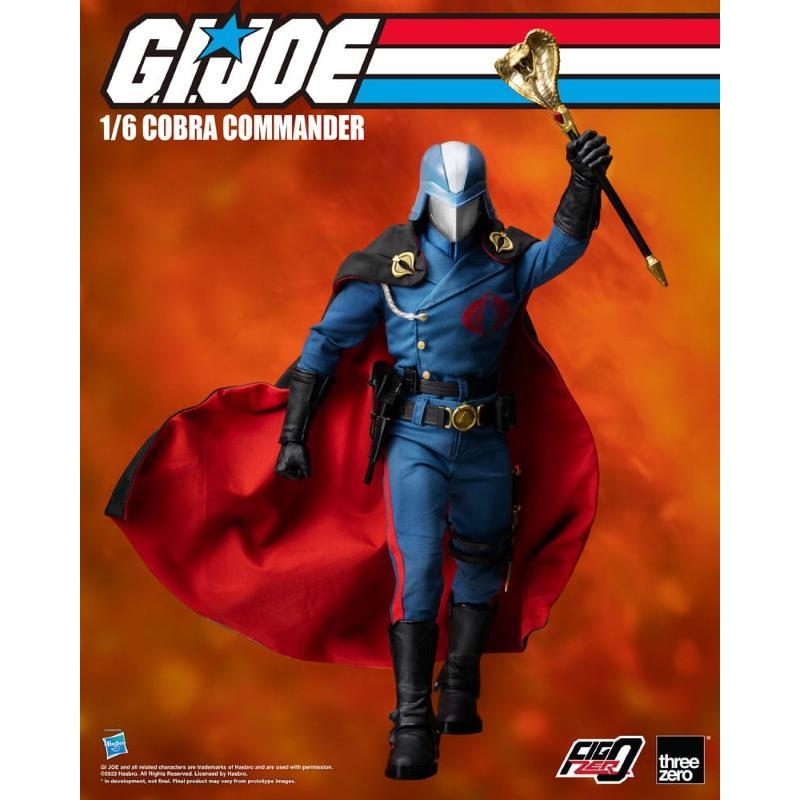 G.I. Joe FigZero Action Figure 1/6 Cobra Commander Threezero