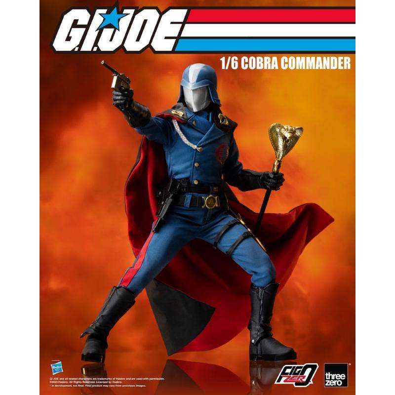 G.I. Joe FigZero Action Figure 1/6 Cobra Commander Threezero