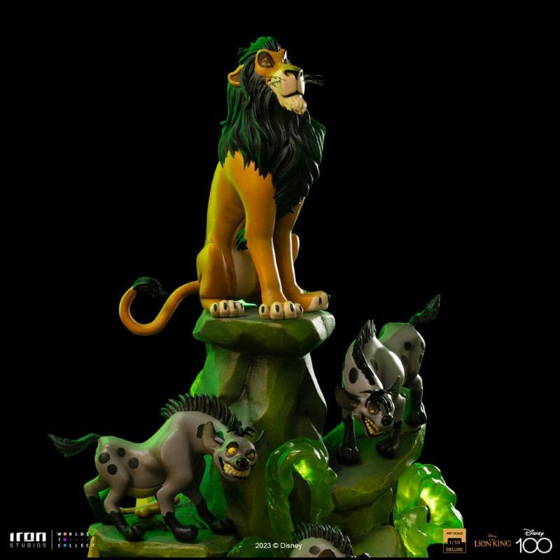 The Lion King Art Scale 1/10 Deluxe Scar Deluxe Iron Studios