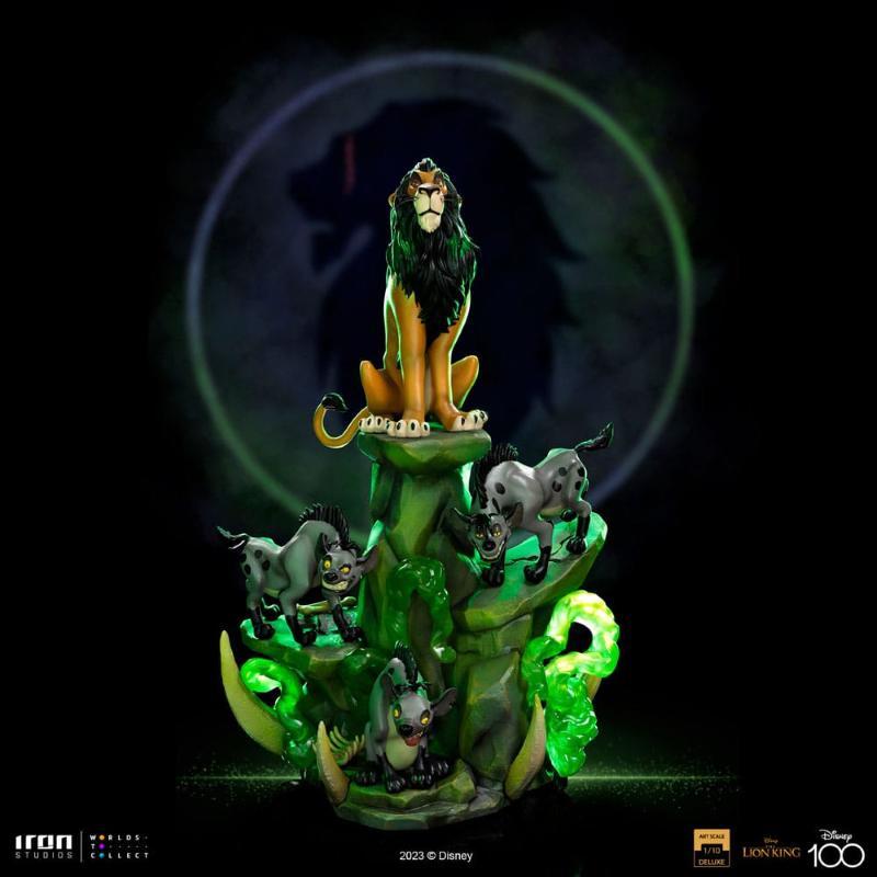 The Lion King Art Scale 1/10 Deluxe Scar Deluxe Iron Studios