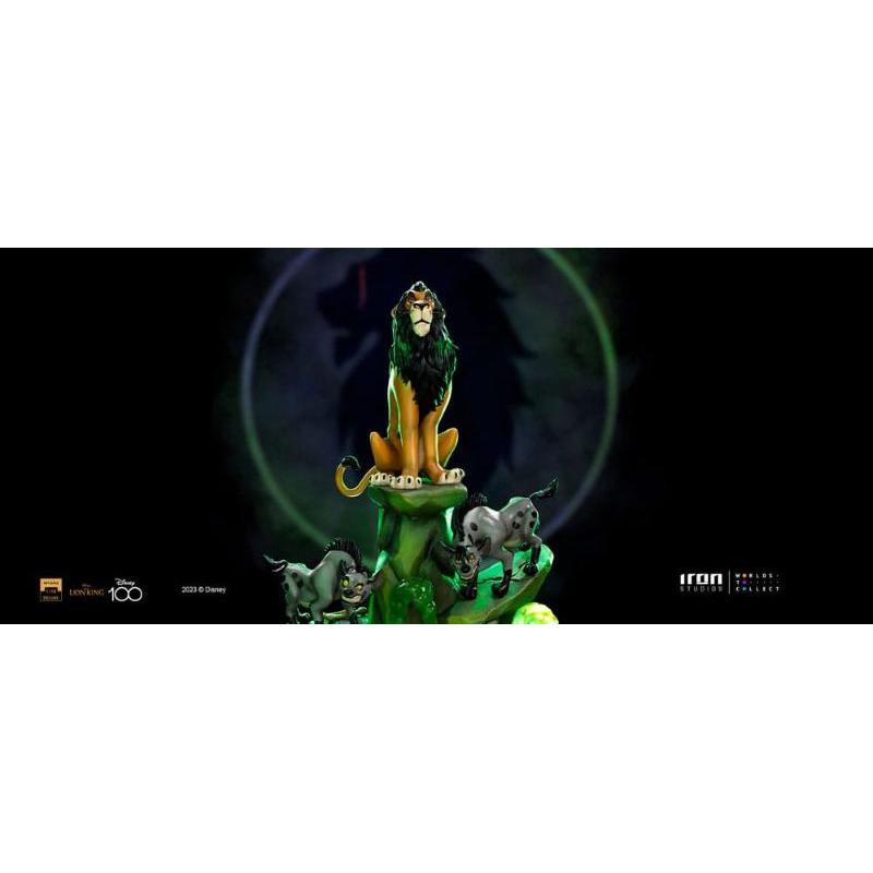 The Lion King Art Scale 1/10 Deluxe Scar Deluxe Iron Studios