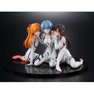 Neon Genesis Evangelion 1/8 Asuka/Rei/Mari: Newtype Cover Ver. Kadokawa