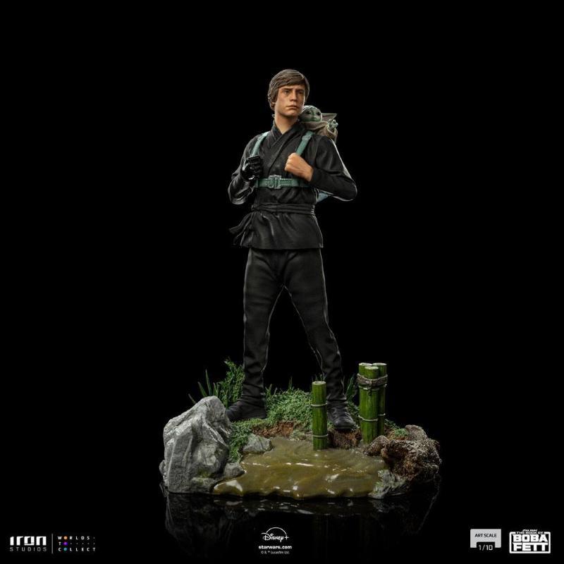 Star Wars: Book of Boba Fett Art Scale 1/10 Luke Skywalker & Grogu Training Ver. Iron Studios