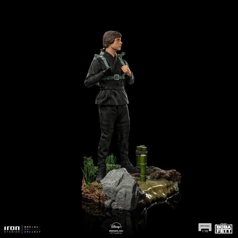 Star Wars: Book of Boba Fett Art Scale 1/10 Luke Skywalker & Grogu Training Ver. Iron Studios