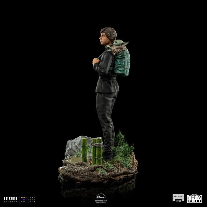 Star Wars: Book of Boba Fett Art Scale 1/10 Luke Skywalker & Grogu Training Ver. Iron Studios