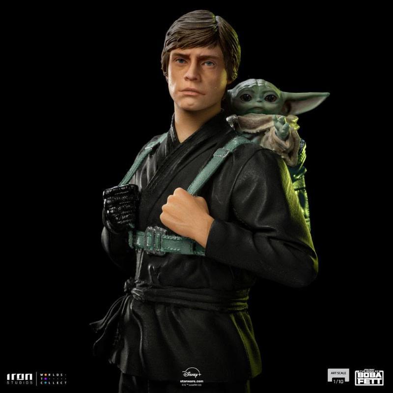 Star Wars: Book of Boba Fett Art Scale 1/10 Luke Skywalker & Grogu Training Ver. Iron Studios