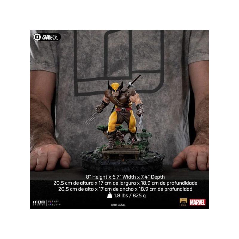 Marvel Deluxe Art Scale 1/10 Wolverine Unleashed Iron Studios