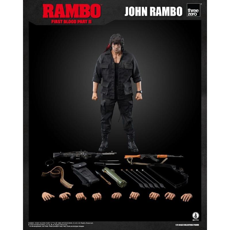 Rambo: First Blood II 1/6 John Rambo Threezero