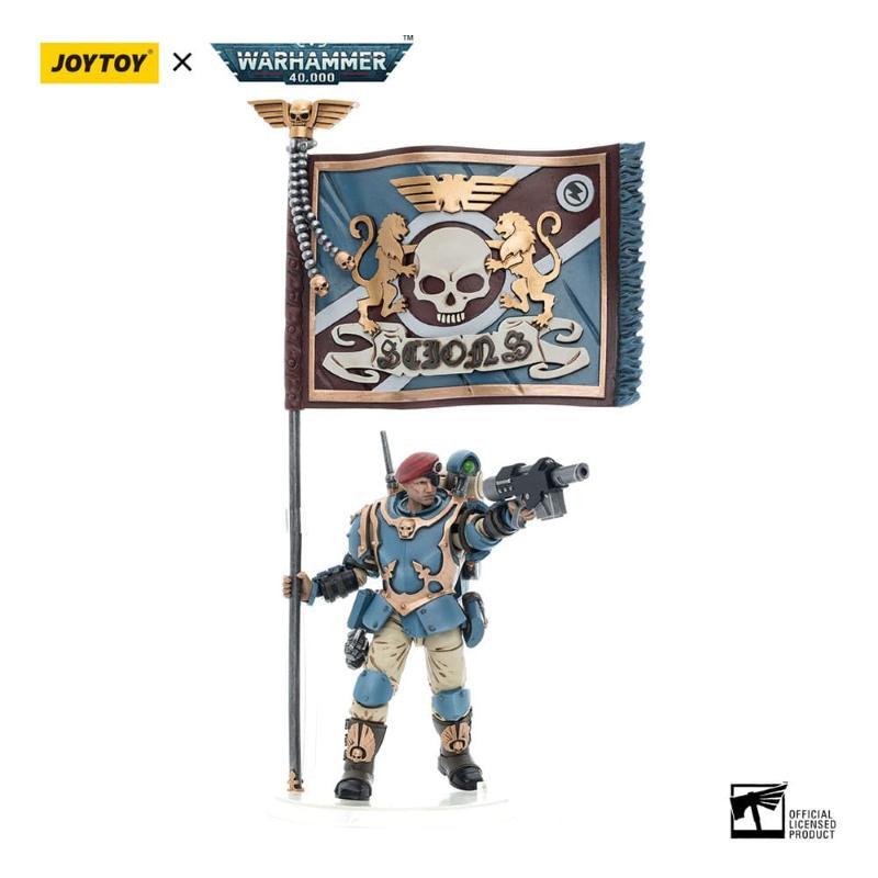 Warhammer 40k 1/18 Command Squad 55th Kappic Eagles Banner Bearer Joytoy