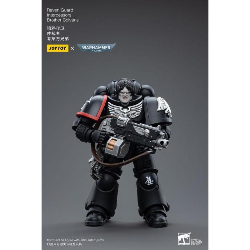 Warhammer 40k 1/18 Raven Guard Intercessors Brother Colvane Joytoy