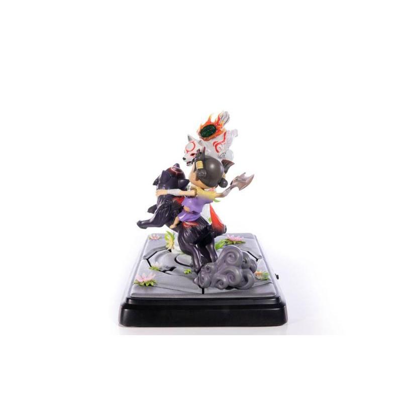 Okamiden Chibiterasu Vs Dark Chibiterasu & Possessed Kuni First 4 Figures