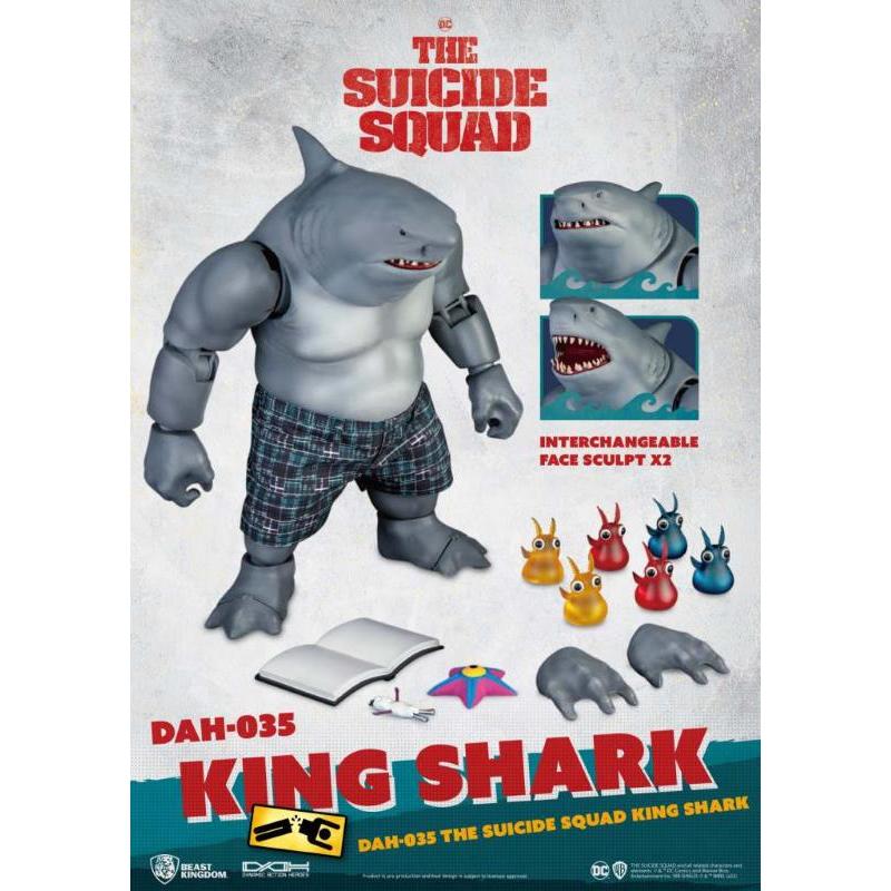 The Suicide Squad Dynamic 8ction Heroes King Shark Beast Kingdom