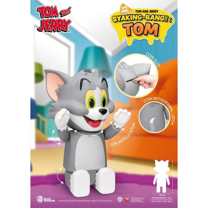 Tom & Jerry Syaking Tom 48 Cm Beast Kingdom