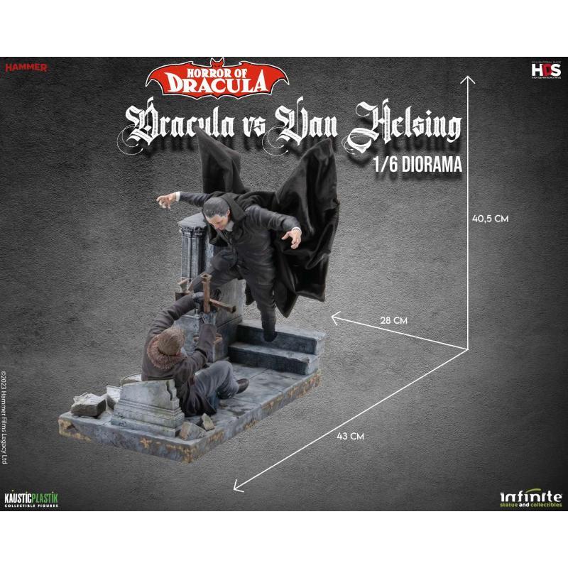 Horror Of Dracula Dracula Vs Van Helsing 1/6 Diorama Infinite Statue