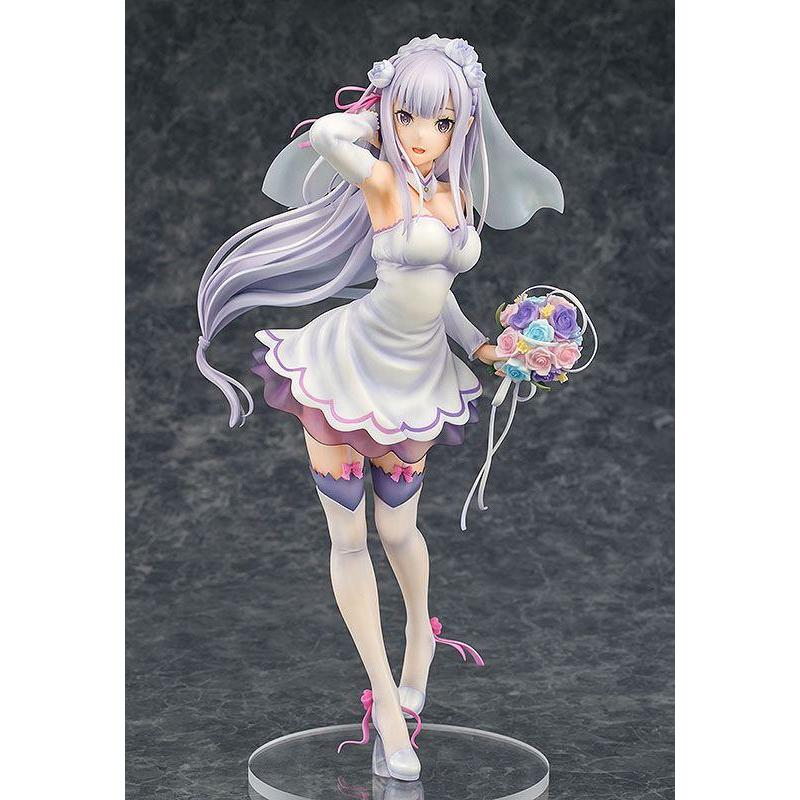 Re:Zero Starting Life In Another World 1/7 Emilia Wedding Ver Phat!