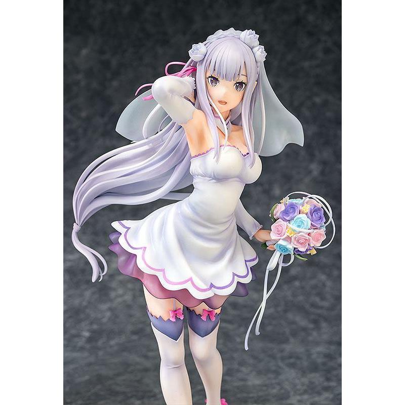 Re:Zero Starting Life In Another World 1/7 Emilia Wedding Ver Phat!