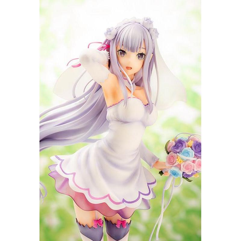 Re:Zero Starting Life In Another World 1/7 Emilia Wedding Ver Phat!