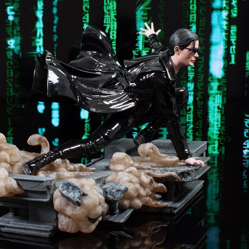 The Matrix Diorama Gallery Trinity Diamond Select Toys