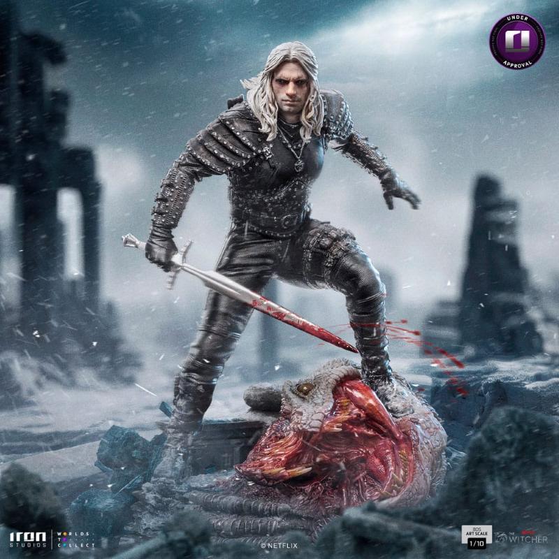 The Witcher Netflix BDS Art Scale 1/10 Geralt of Riva Iron Studios