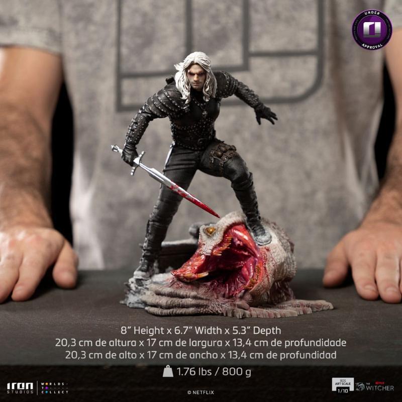 The Witcher Netflix BDS Art Scale 1/10 Geralt of Riva Iron Studios