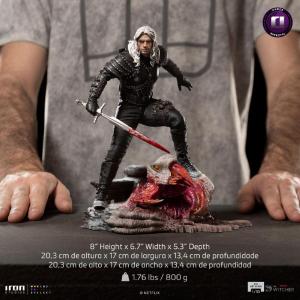 The Witcher Netflix BDS Art Scale 1/10 Geralt of Riva Iron Studios