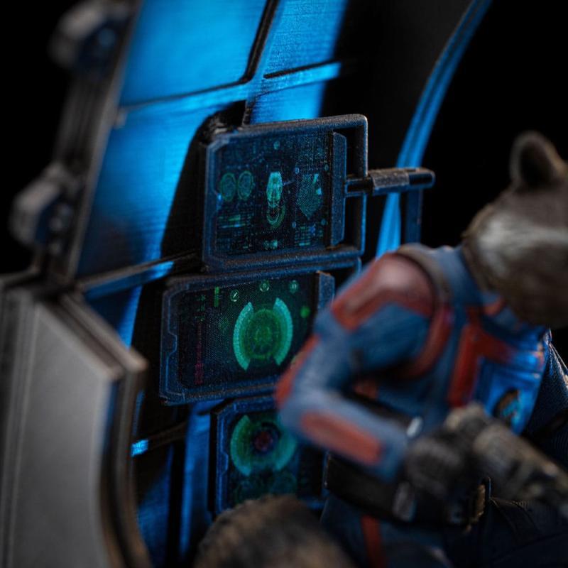 Marvel Art Scale 1/10 Guardians of the Galaxy Vol. 3 Rocket Racoon Iron Studios