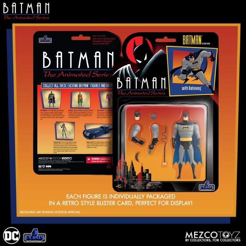 DC Comics Batman: The Animated Series 5 Points Set (4) Mezco Toyz