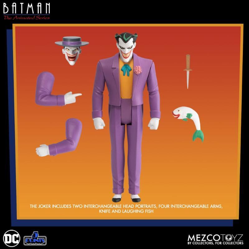 DC Comics Batman: The Animated Series 5 Points Set (4) Mezco Toyz
