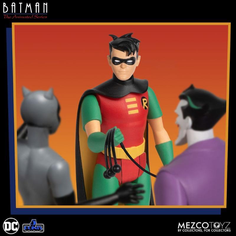 DC Comics Batman: The Animated Series 5 Points Set (4) Mezco Toyz