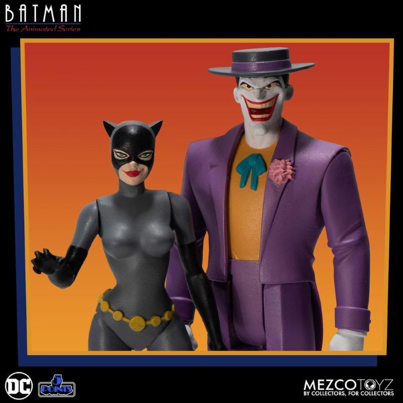 DC Comics Batman: The Animated Series 5 Points Set (4) Mezco Toyz