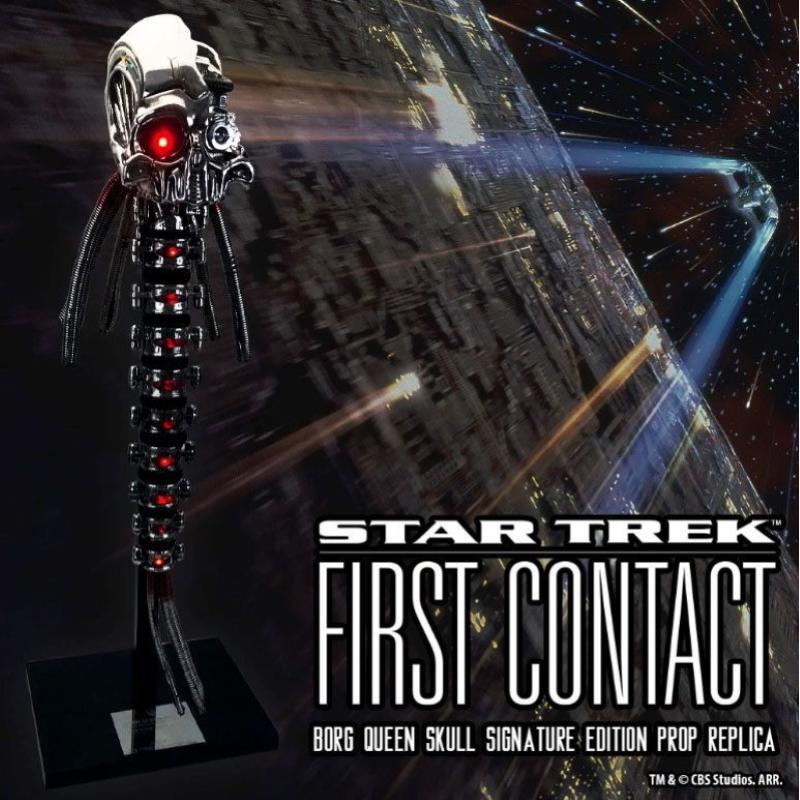 Star Trek 1/1 Borg Queen Skull Signature Edition Factory Entertainment