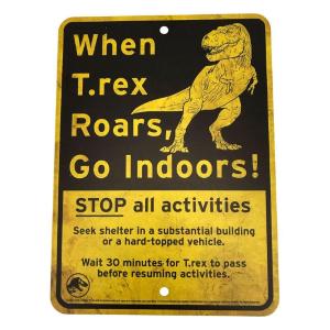 Jurassic World Warning Signs Factory Entertainment