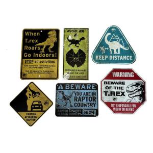 Jurassic World Warning Signs Factory Entertainment