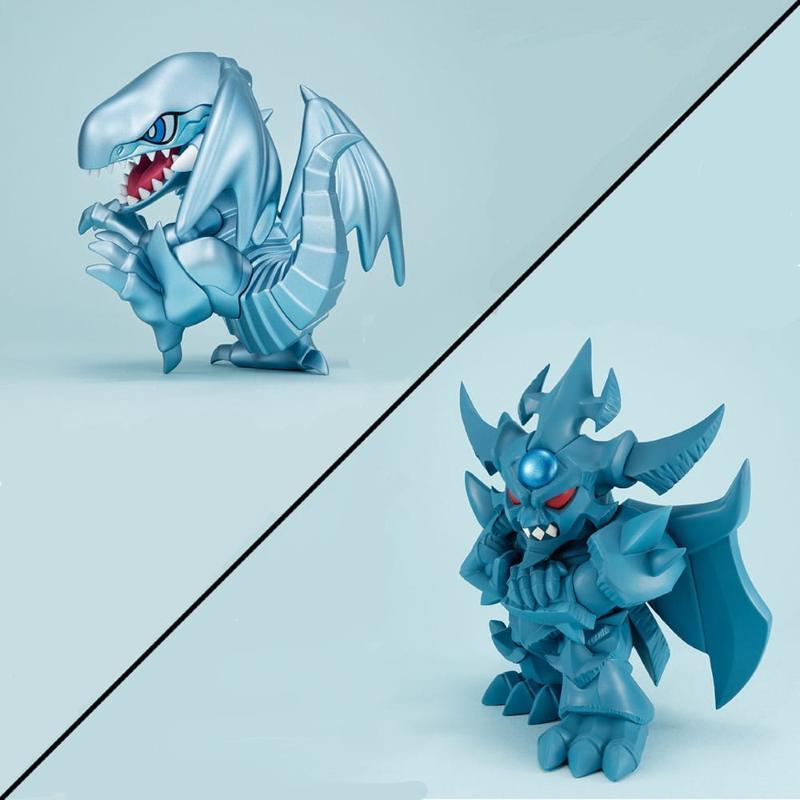 Yu-Gi-Oh! Duel Monsters Megatoon Blue Eyes White Dragon & Obelisk the Tormentor with gift Megahouse