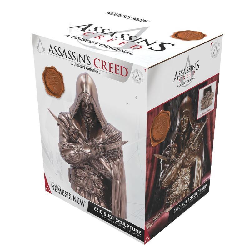 Assassin's Creed Valhalla Ezio Bronze Bust Nemesis Now
