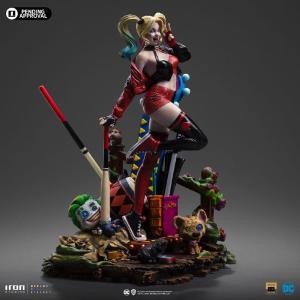 Dc Comics Gotham City Sirens Art Scale 1/10 Deluxe Harley Quinn Iron Studios