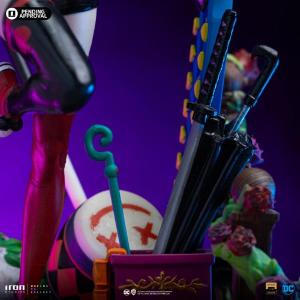 Dc Comics Gotham City Sirens Art Scale 1/10 Deluxe Harley Quinn Iron Studios