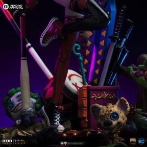 Dc Comics Gotham City Sirens Art Scale 1/10 Deluxe Harley Quinn Iron Studios