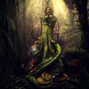 Dc Comics Gotham City Sirens Art Scale 1/10 Deluxe Poison Ivy Iron Studios