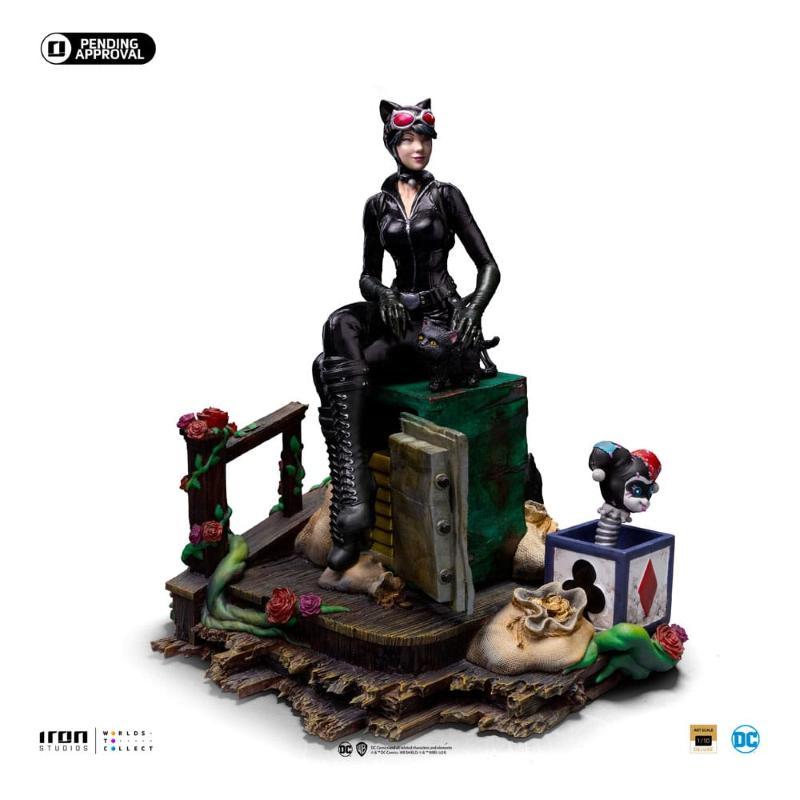 Dc Comics Gotham City Sirens Deluxe Art Scale 1/10 Catwoman Iron Studios