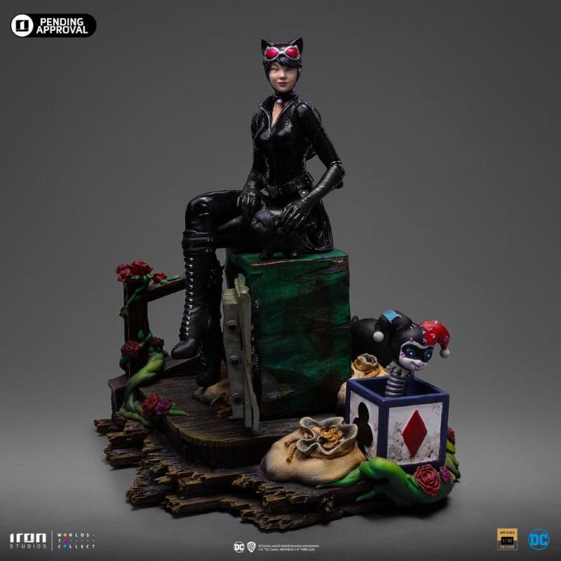 Dc Comics Gotham City Sirens Deluxe Art Scale 1/10 Catwoman Iron Studios
