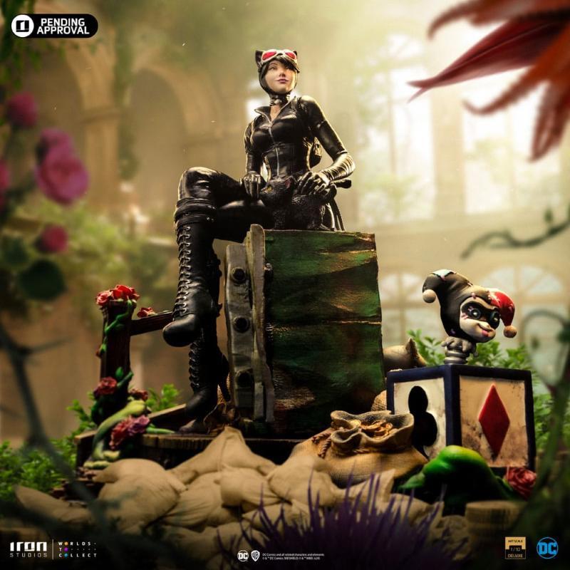Dc Comics Gotham City Sirens Deluxe Art Scale 1/10 Catwoman Iron Studios
