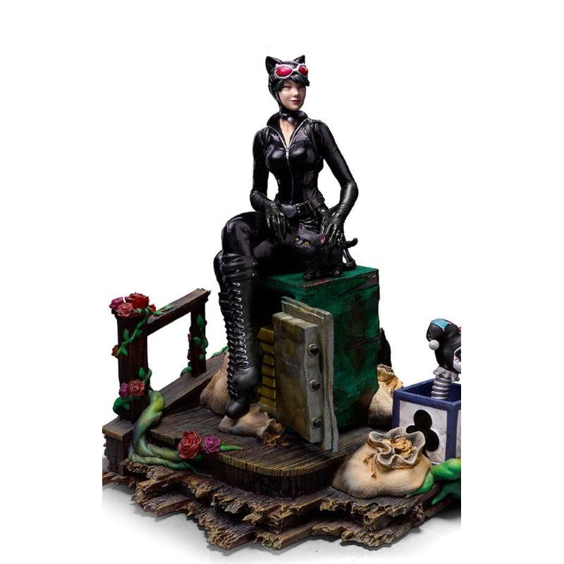 Dc Comics Gotham City Sirens Deluxe Art Scale 1/10 Catwoman Iron Studios