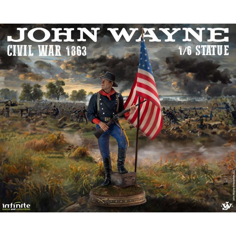 Civil War 1863 1/6 John Wayne Infinite Statue