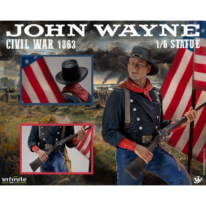 Civil War 1863 1/6 John Wayne Infinite Statue
