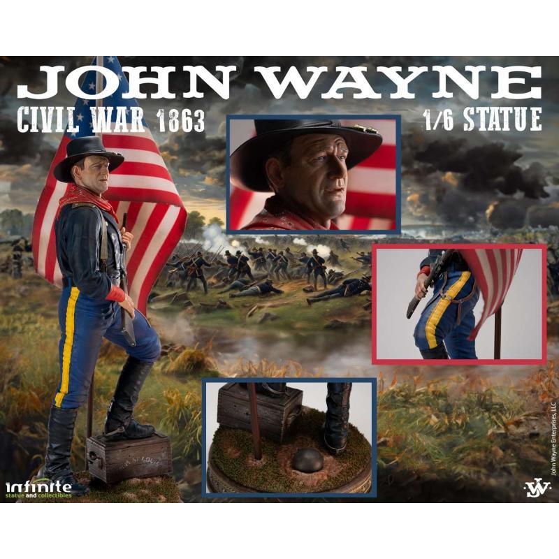 Civil War 1863 1/6 John Wayne Infinite Statue