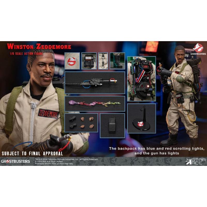Ghostbusters (1984) 1/6 Winston Zeddemore Star Ace