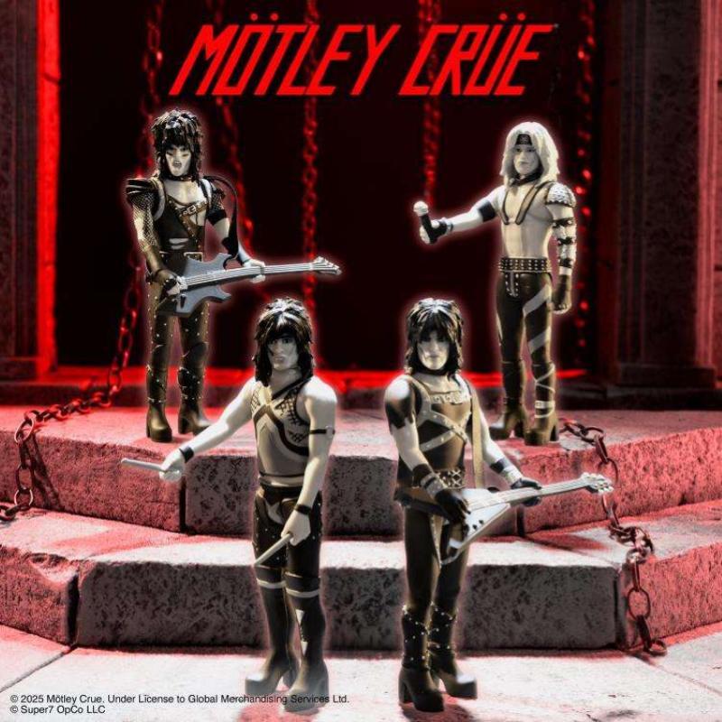 Motley Crue Reaction Tommy Lee Shout At The Devil B&W SUPER 7
